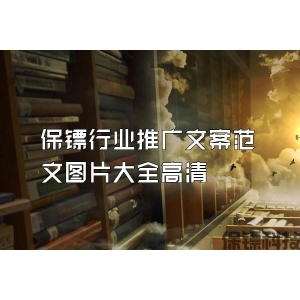保鏢行業推廣文案范文圖片大全高清