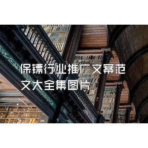 保鏢行業推廣文案范文大全集圖片