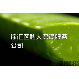 徐匯區私人保鏢服務公司