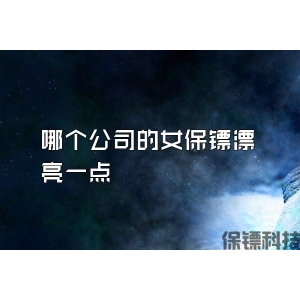 哪個(gè)公司的女保鏢漂亮一點(diǎn)