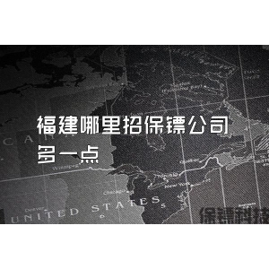 福建哪里招保鏢公司多一點