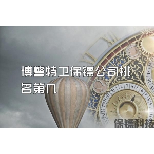 博警特衛保鏢公司排名第幾