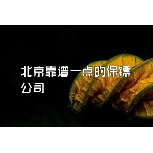 北京靠譜一點的保鏢公司