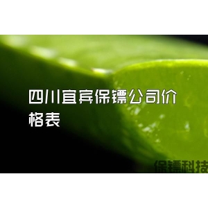 四川宜賓保鏢公司價格表