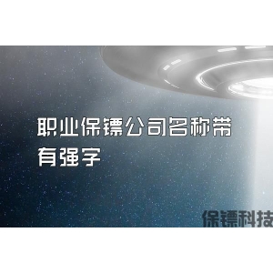職業保鏢公司名稱帶有強字
