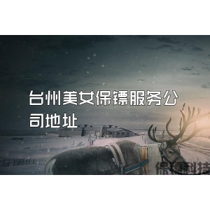 臺州美女保鏢服務公司地址